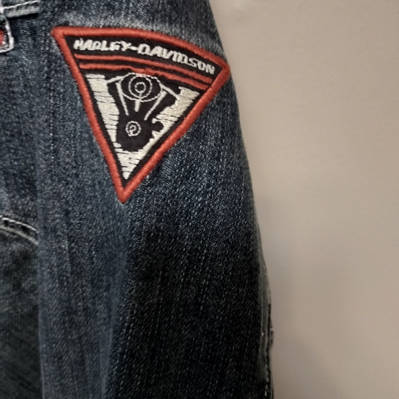 Harley Davidson Women's M Vintage Jean Jacket - Picture 3 of 6